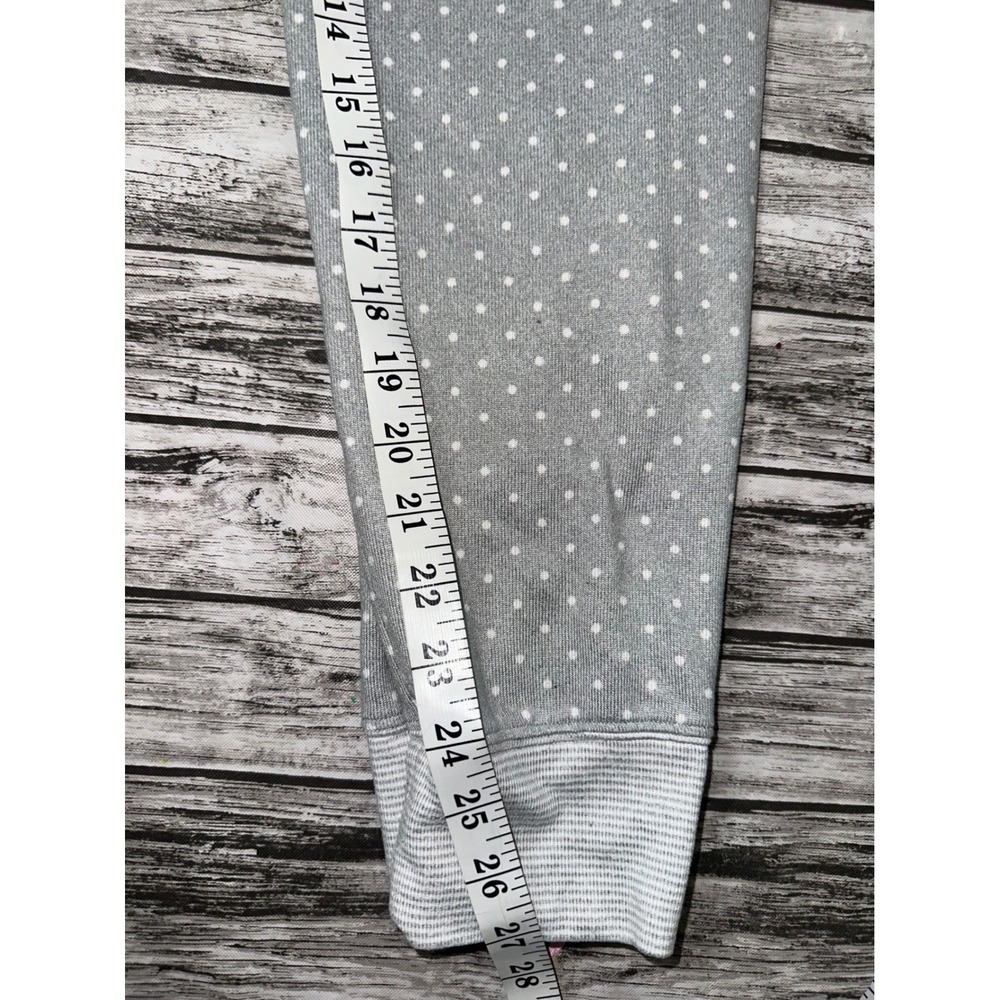 Lauren Ralph Lauren Small Polka Dot 2 Piece Pajama Set Gray - Picture 9 of 9